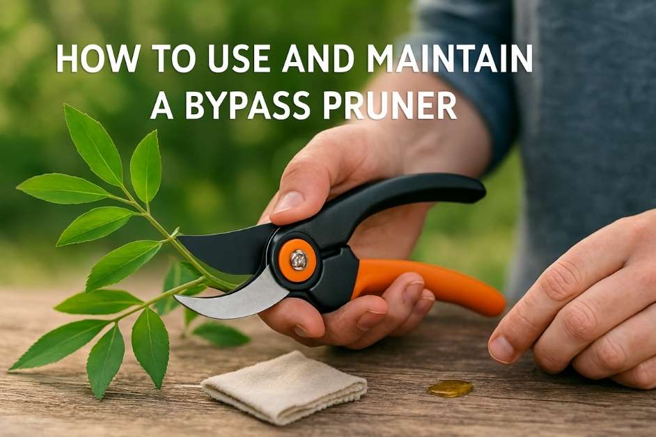 How do you maintain pruners?